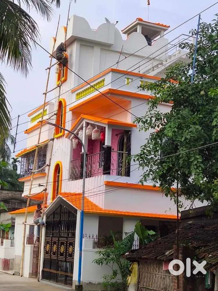 Barasat. 2kata,5badroom.Rs65Lak, Road 14ft,
