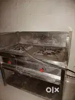 Double Stove gas and double basin for hotel