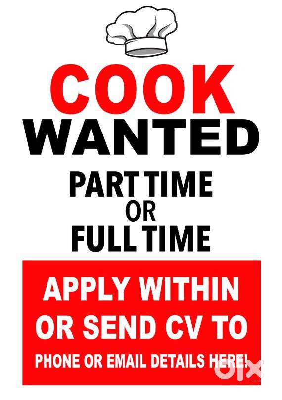 Cook required for Bengali Cuisine