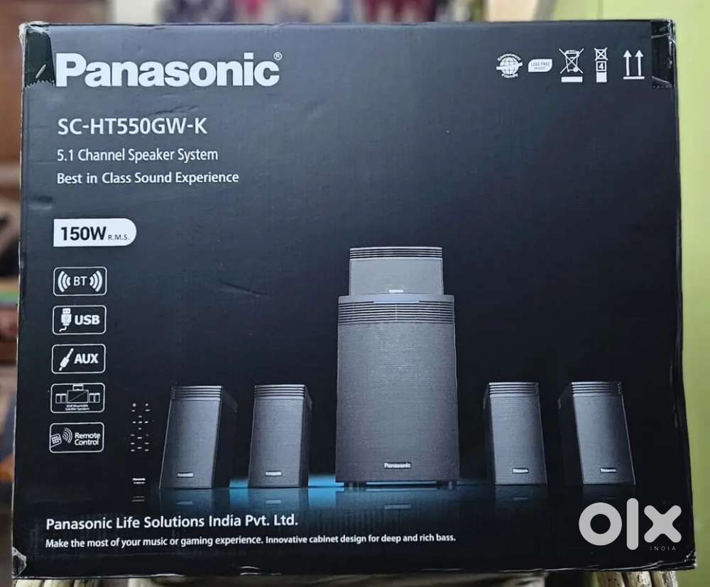 Panasonic 5.1 channel Bluetooth speaker  system for sale
