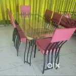 6 seater dining table set , sleek design