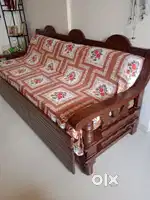 Sofa cum bed - teak wood