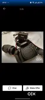 Urgent sell canon 1500D unused