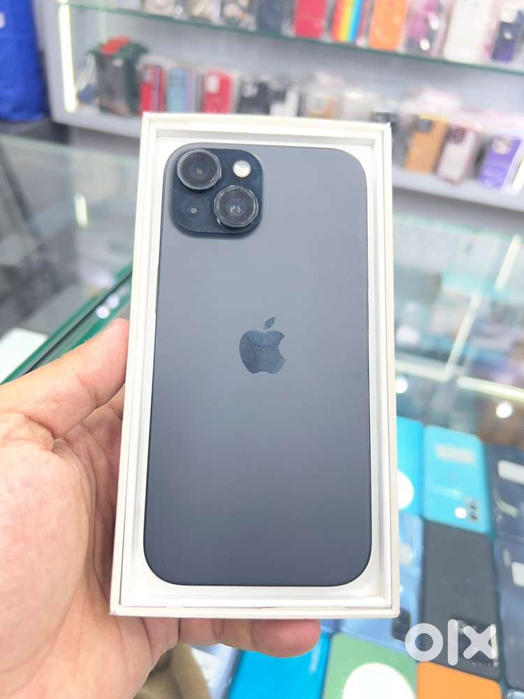 I phone 15 128 gb black (jain mobile)