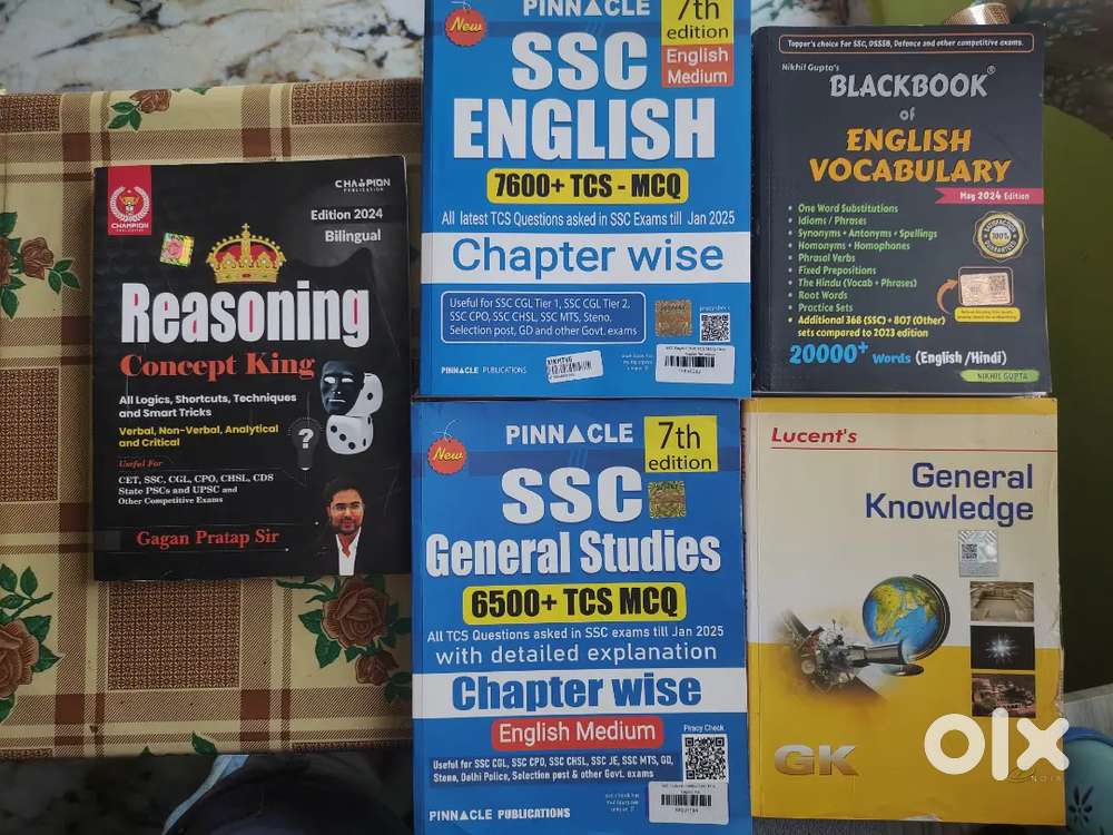 SSC recent edition Books at minimal price