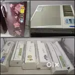 1 YEAR WARRANTY_ SPLIT WINDOW AC _FREE DELIVERY _FRIDGE W. M AC