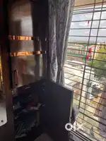 Brown color 3door cupboard