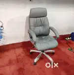 Premium Leatherette Office Chair, High Back Ergonomic Home Office