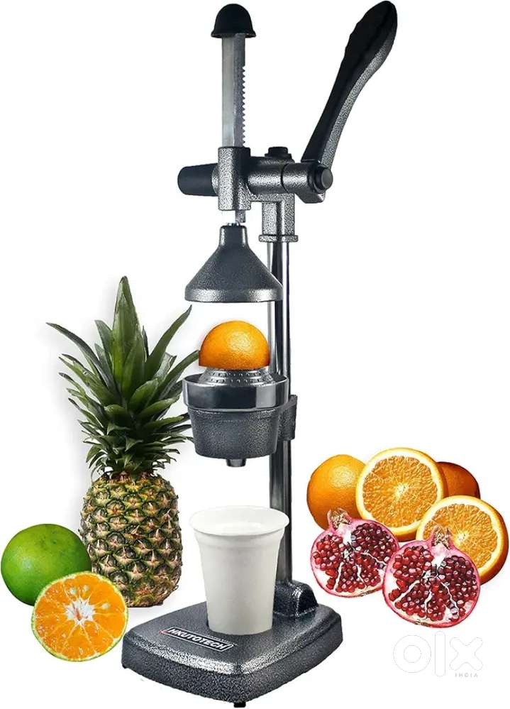 Aluminium Hand Press Citrus Fruit Juicer, Manual