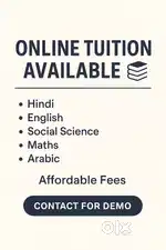 Online Tuition for Hindi, English, Social Science, Maths & Arabic