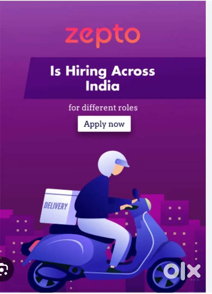 Free joining Delivery boy wanted