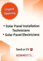 Solar Panel Installation Technicians & Electricians