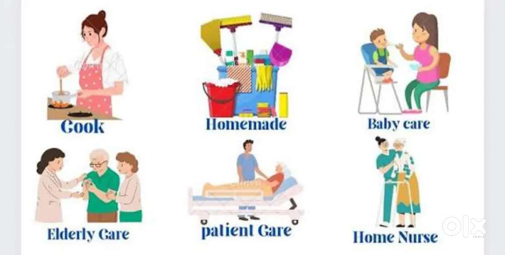 Cook maid baby care housekeeping maid job