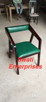 New wooden cushion arm chair cafe furniture restaurant furniture