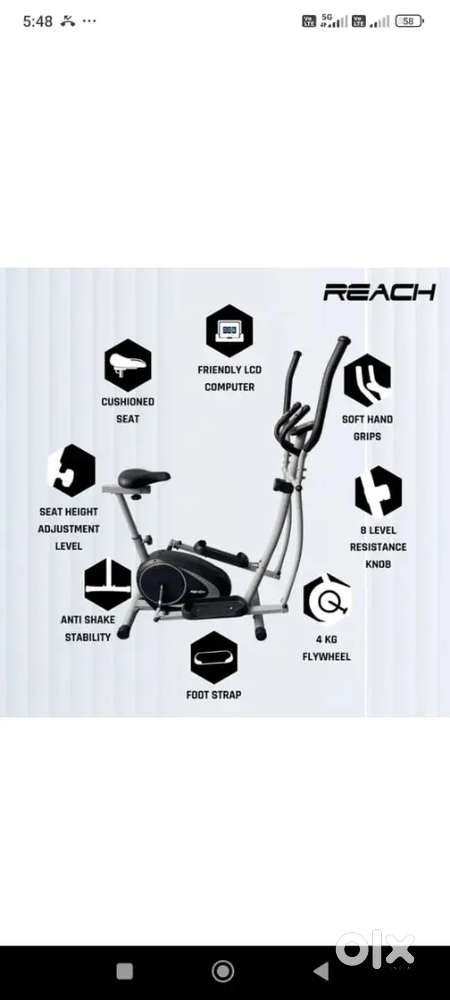 Reach exercise bike for sale