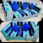 Elegant Blue Sofa Set – Stylish, Comfortable & Budget-Friendly