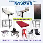 Bowzar PG Guest House Hostel Furniture Bed Chair Table Wholesale FT3
