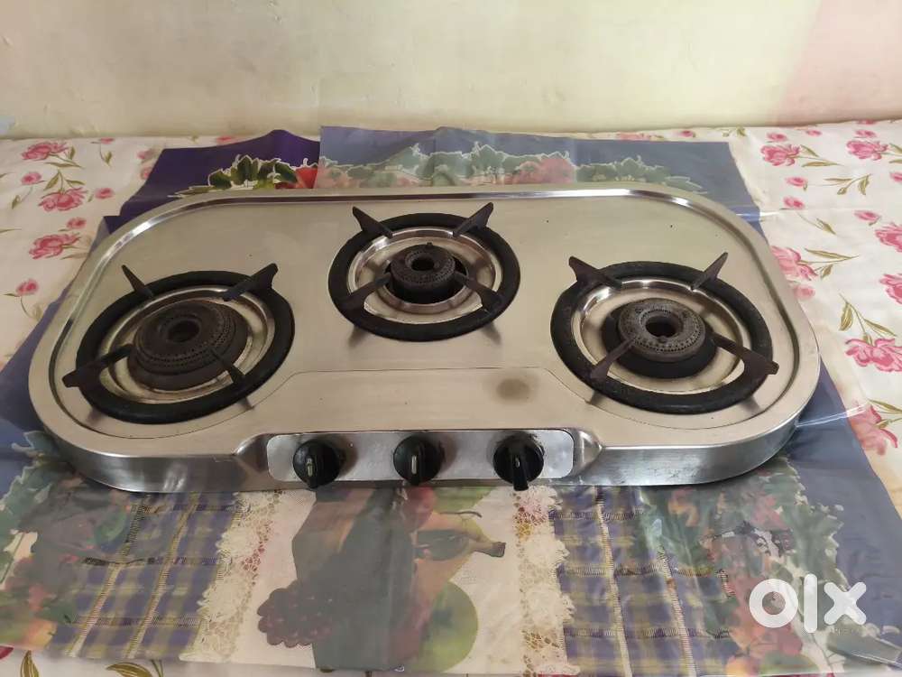 Gas Stove 3 Burners  चूल्हा