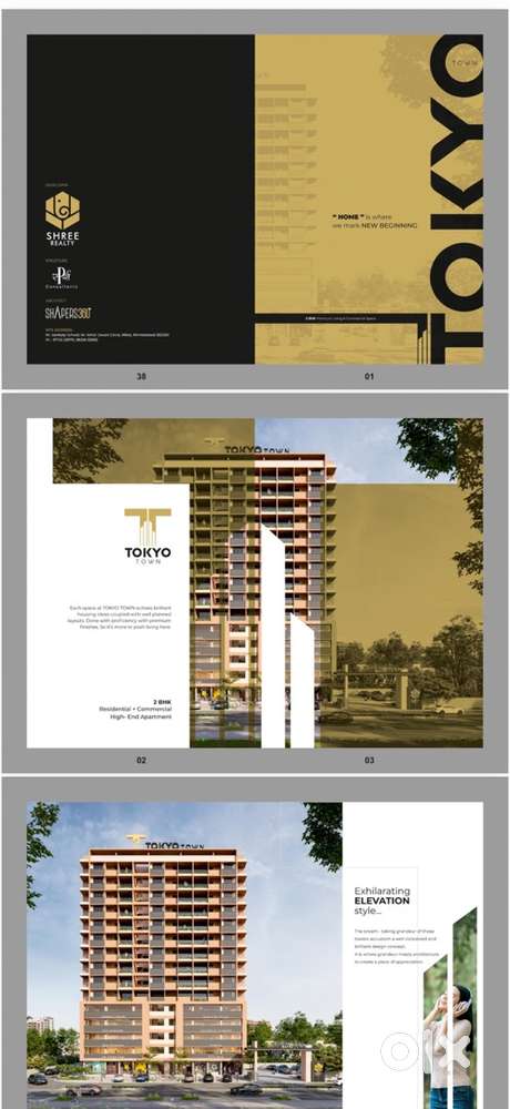 Main road facing super spacious 2 bhk homes center of nikol