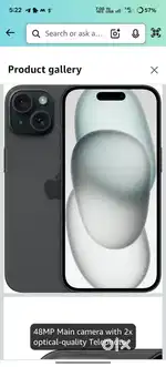 iphone 15 Black 128 gb
