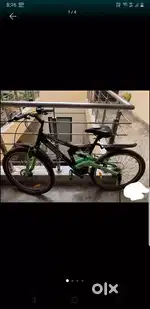 gear mountain bicycle + gym gloves + nivia non marking shoes