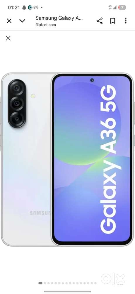 Samsung galaxy a36 15 days old only bill box cable ready