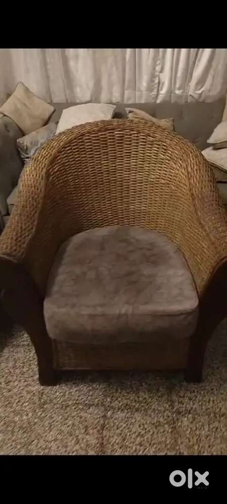 Cane wood chair