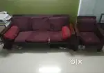 FOR SALE: Comfortable Sofa Set – 1 Sofa + 2 Chairs- Great Condition