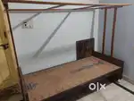 Rose wood single cot (Negotiable)