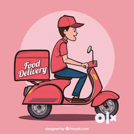 Hiring for food delivery boy biker and cyclest part or full time job
