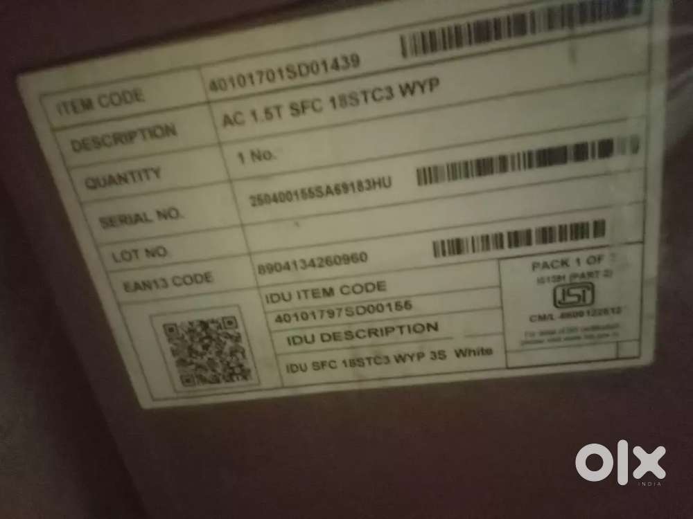 Godrej 1.5 ton