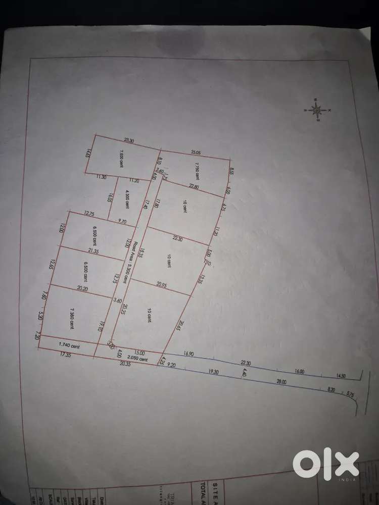 Plot for sale in thonnakkal, Trivandrum