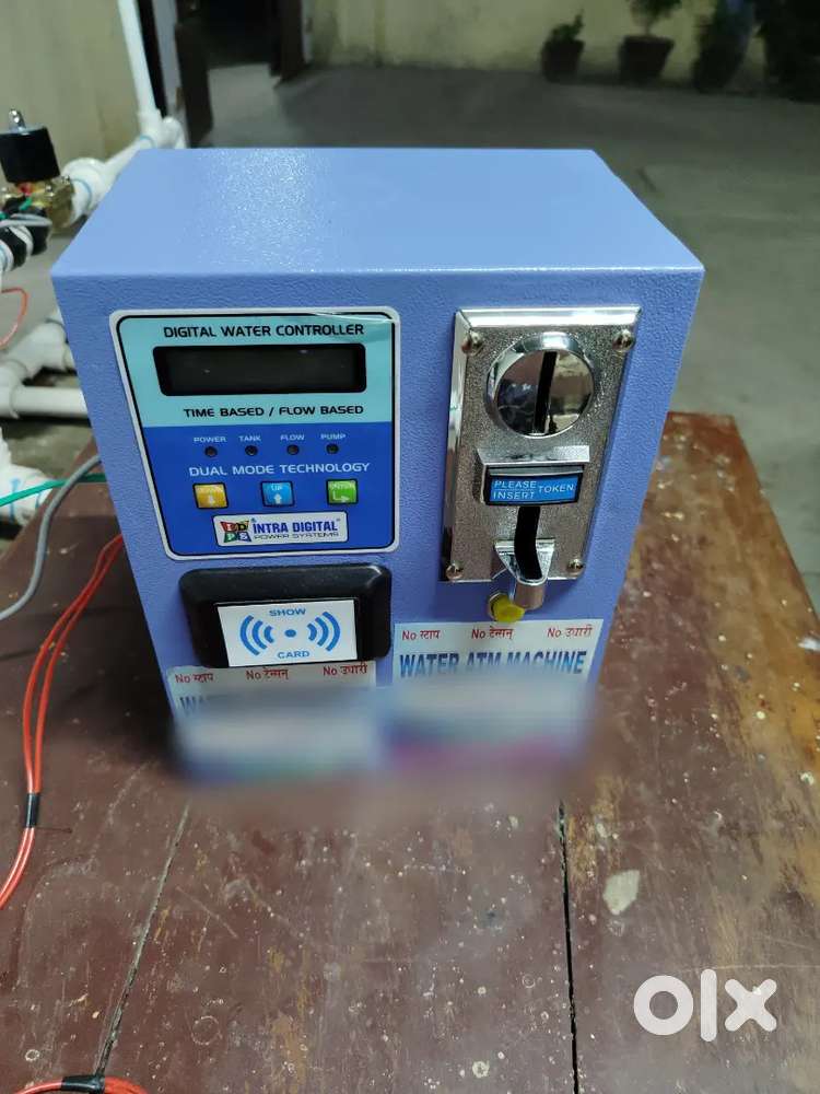 Water ATM coin and card machine