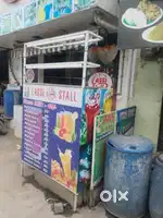 tea stall. juice stall. panipuri stall. bread amblet bargar