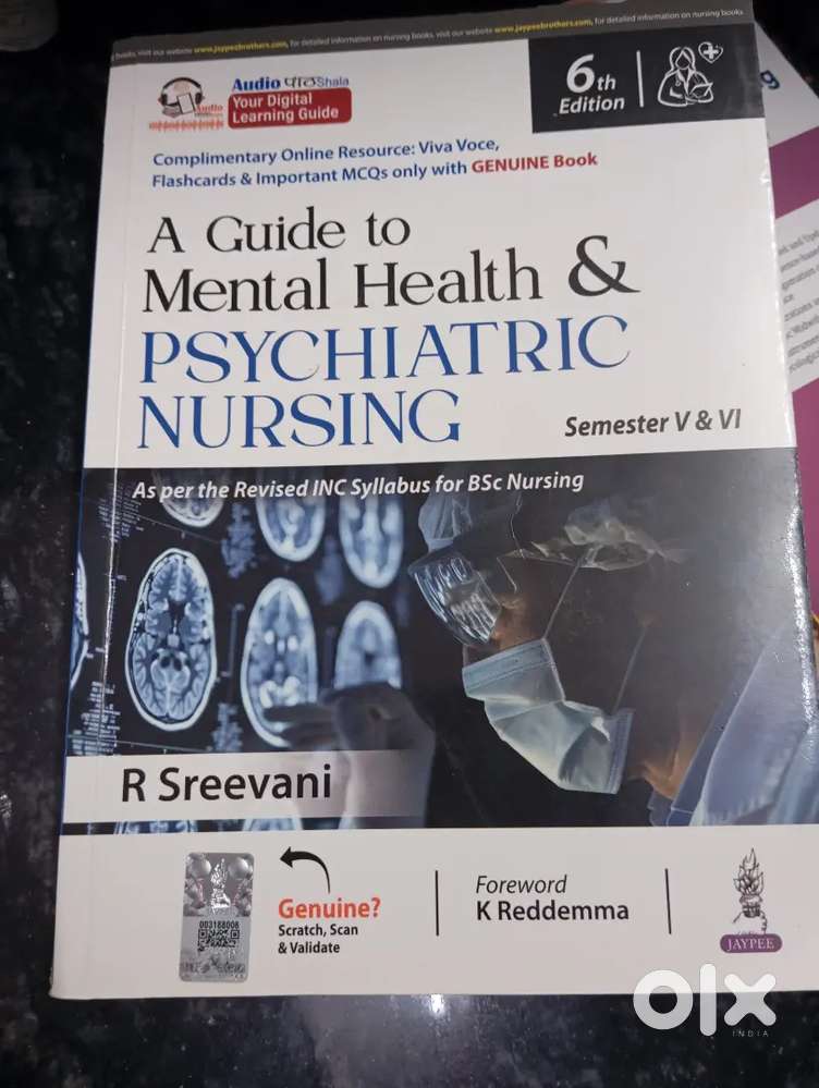Mental health and psychiatric nursing book
