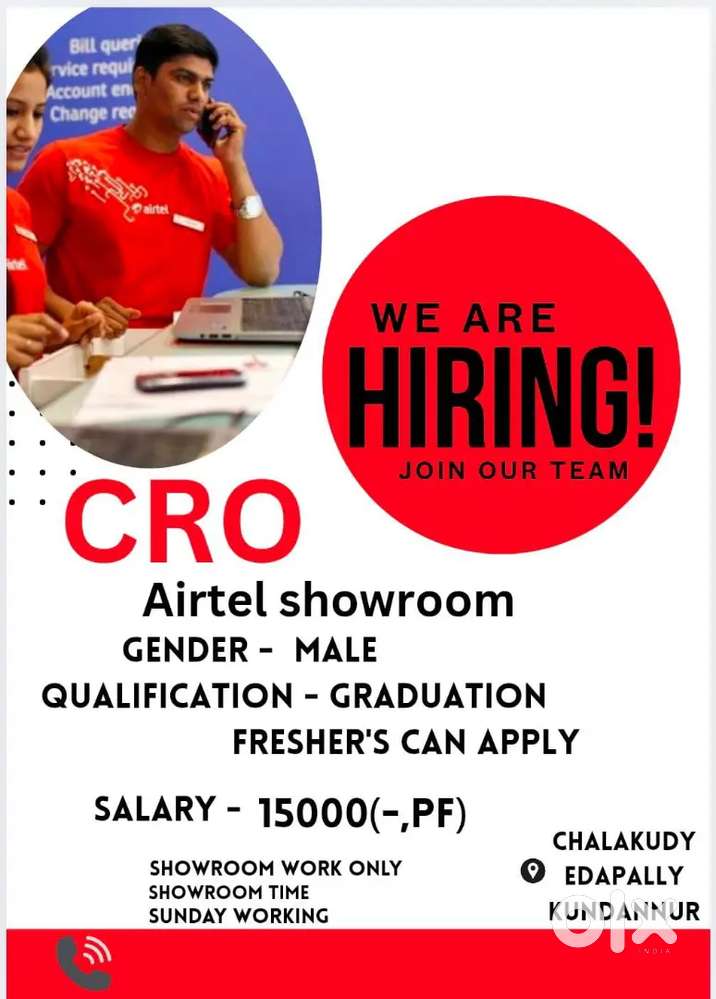 AIRTEL CRO VACANCYY