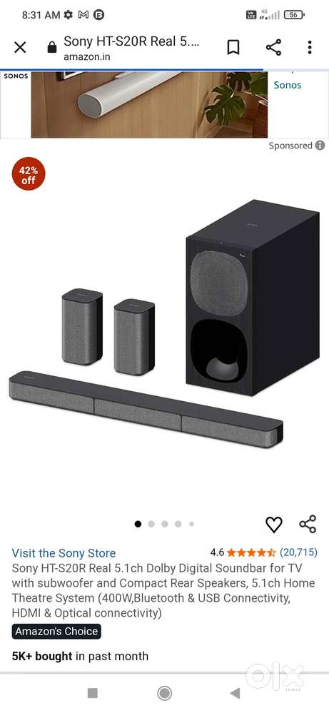 Zebronics sound bar