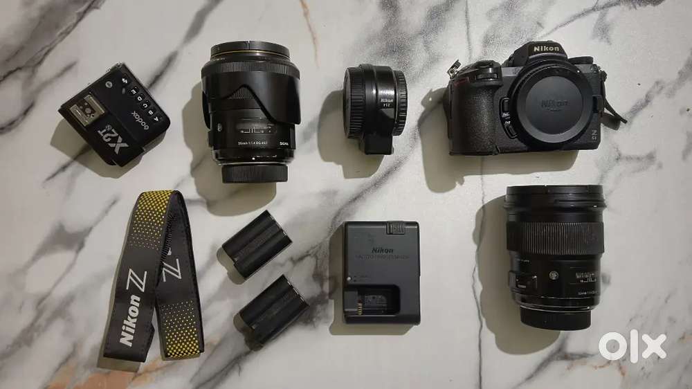 Nikon Z6 ii + sigma 50 1.4 + sigma 35 1.4 + F to z Mount + Godox X2T