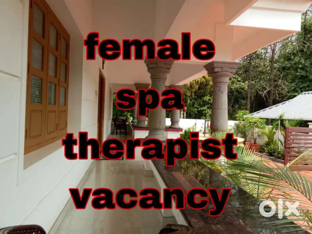 Female spa therapist vacancy available