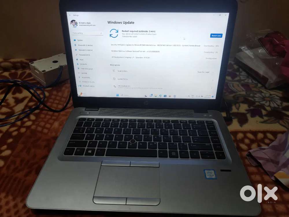 HP laptop.