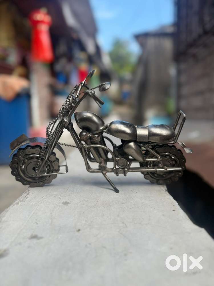 Its a pure iron vintage motorcycle toy
