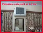 2 years old Panasonic 1.5 cube split ac available window & split 1 ton