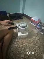 Pressure cooker 24 month warrenty. Iron and shoe rack