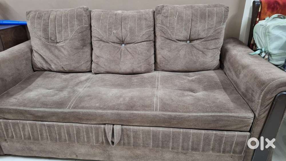 Sofa Cum Bed (3 Seater)Dining Table Set (4 Seater)