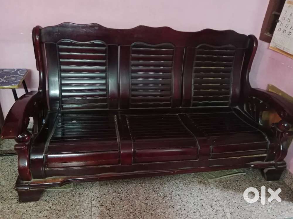 Wooden sofa