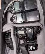 Nikon D810 with lens