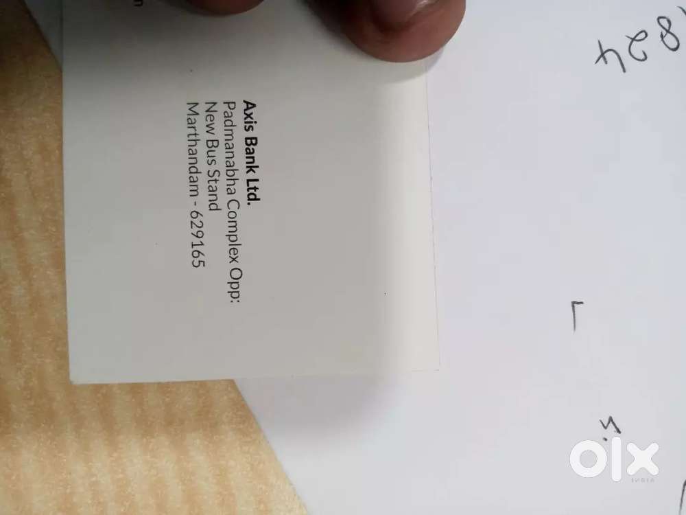 Axis bank CASA Sales Marthandam