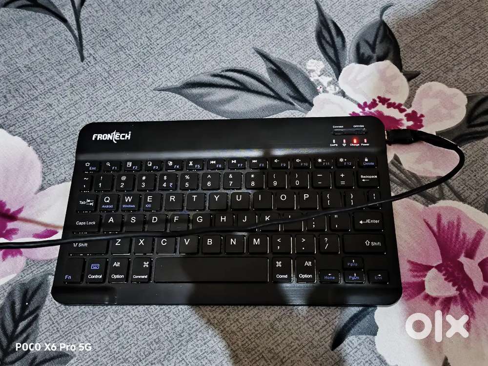 Frontech bluetooth keyboard slim and portable