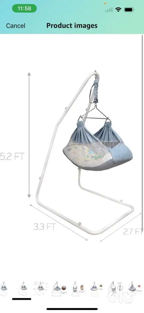 Kids trolley, walker and branded cradle and Manique for business