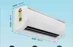 Daikin 1.5 ton split AC indoor with outdoor